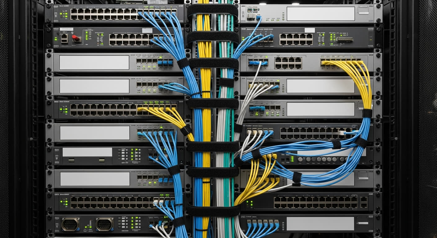 整齊的機房測試環境